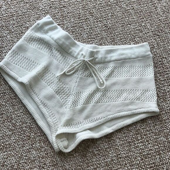 Venus Crochet Cover-Up Shorts Boho Cozy 1X - Picture 1 of 16